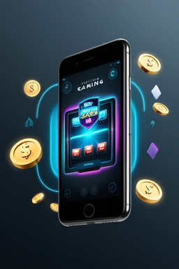 Smartphone com app de casino Posido